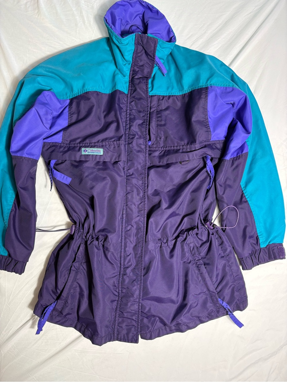 VTG Columbia GIZZMO radial sleeves women’s jacket colorblock